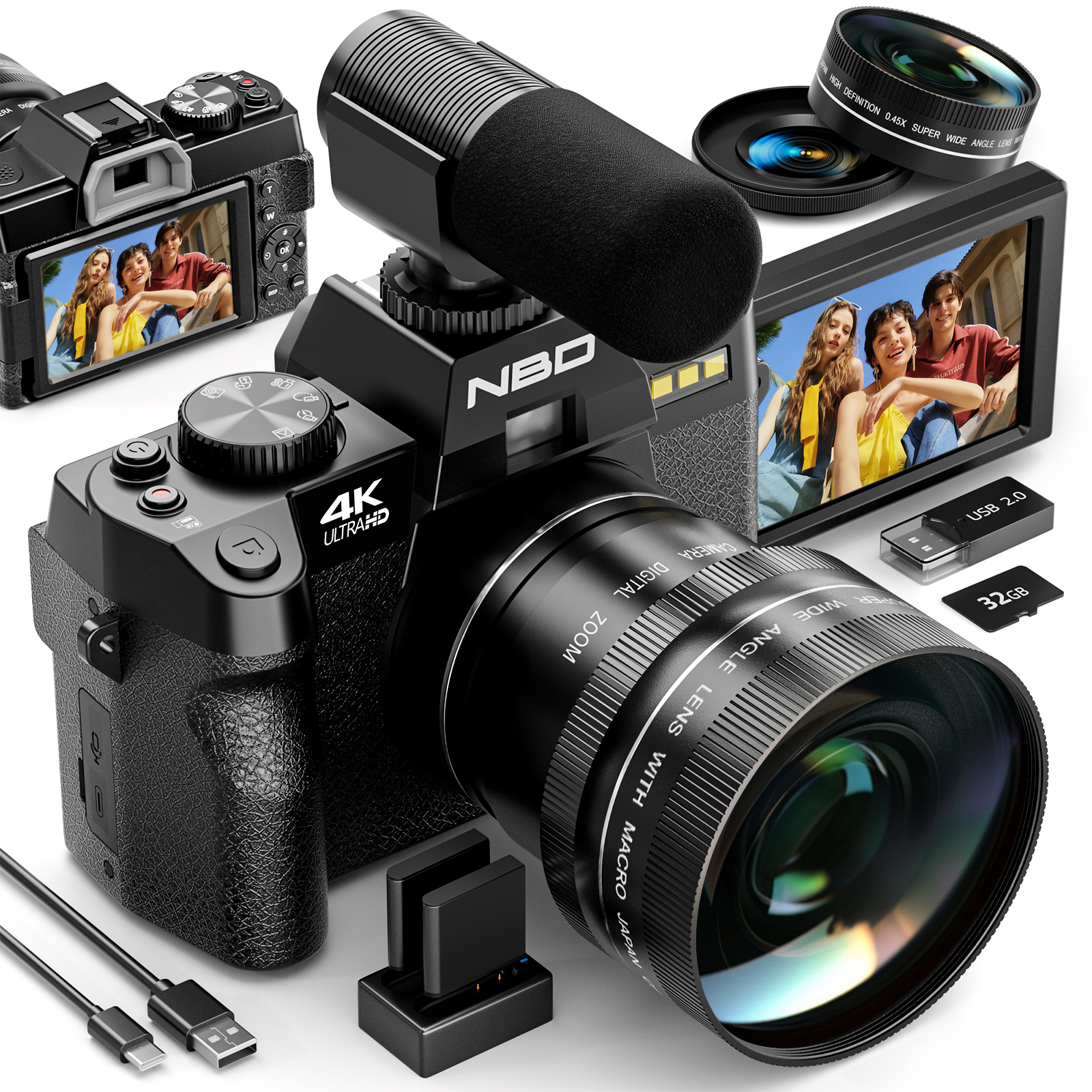 Korean Lifestyle App - NBD S100F 48MP 4K Digital Camera