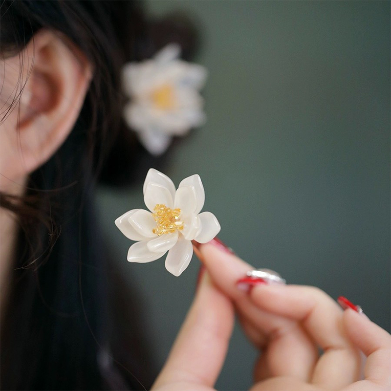 1Pair Vintage Hairpin Glazed F - đánh giá và giá Hanbok Hair Pin