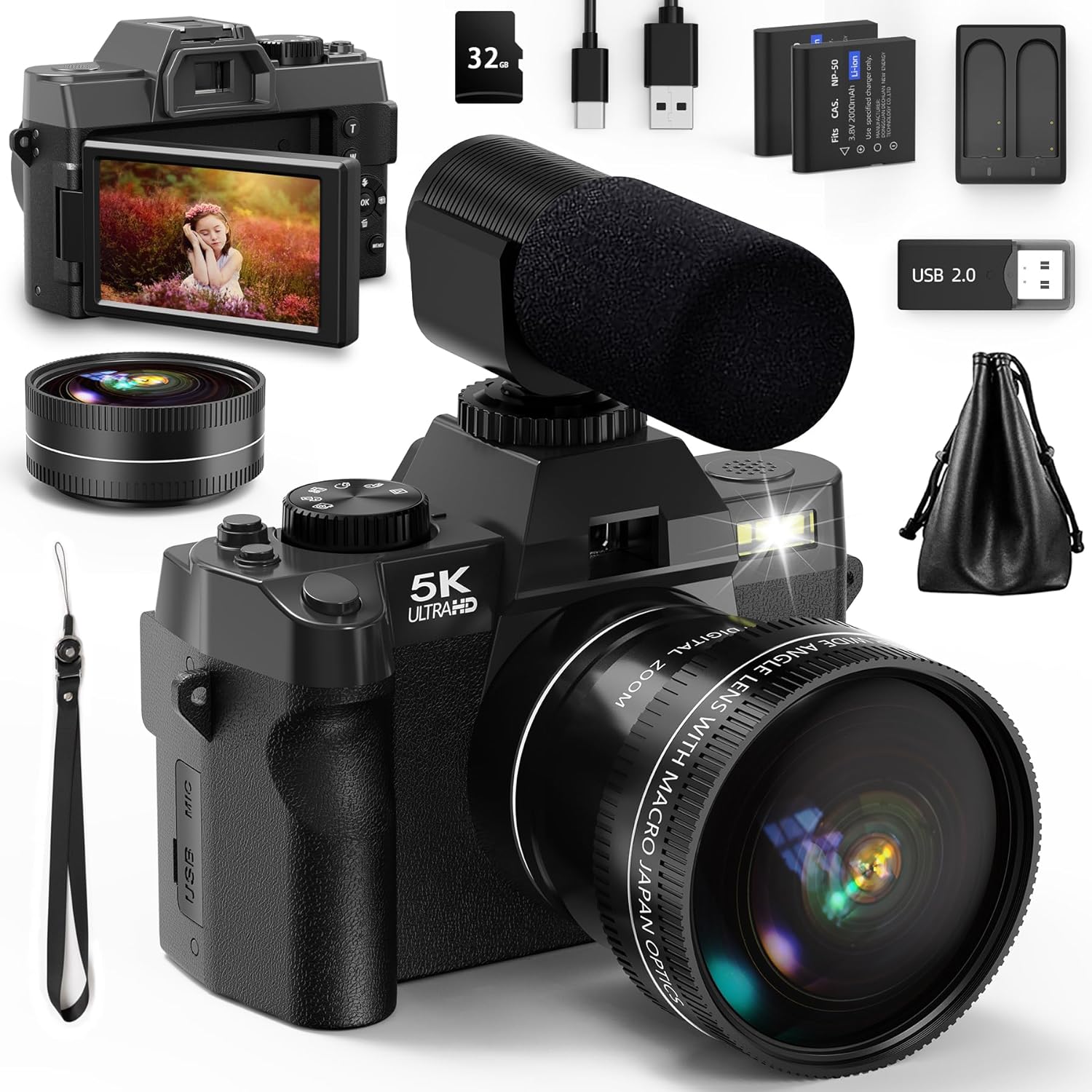 NBD 5K&48MP Digital Camera wit - đánh giá và giá Korean Lifestyle App