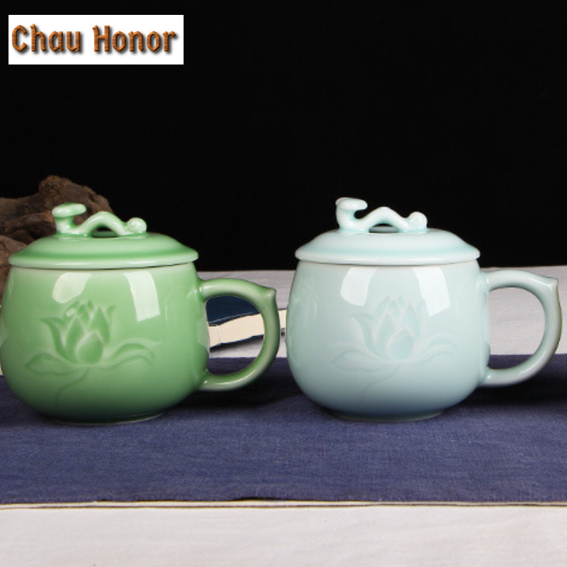 350ml Longquan Celadon Lotus C - đánh giá và giá Celadon Ceramic Cup
