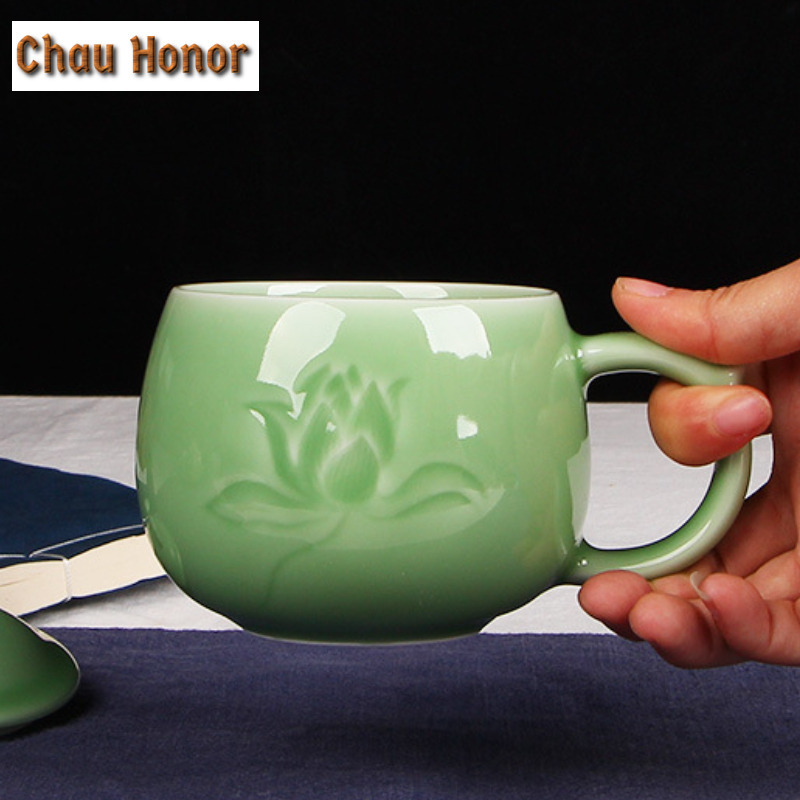 350ml Longquan Celadon Lotus C - đánh giá và giá Celadon Ceramic Cup