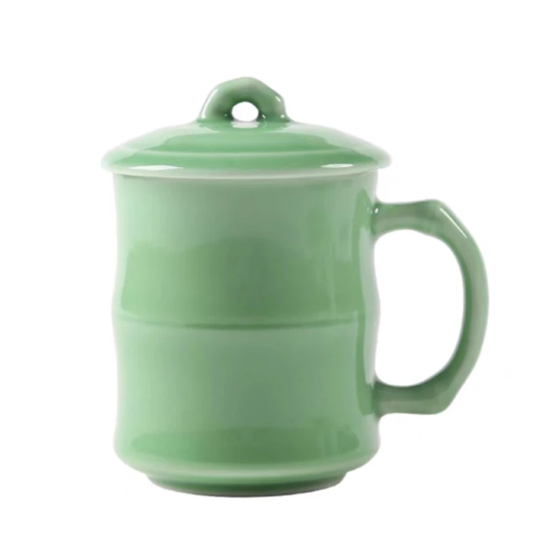 Celadon teacup with lid and ha - đánh giá và giá Celadon Ceramic Cup