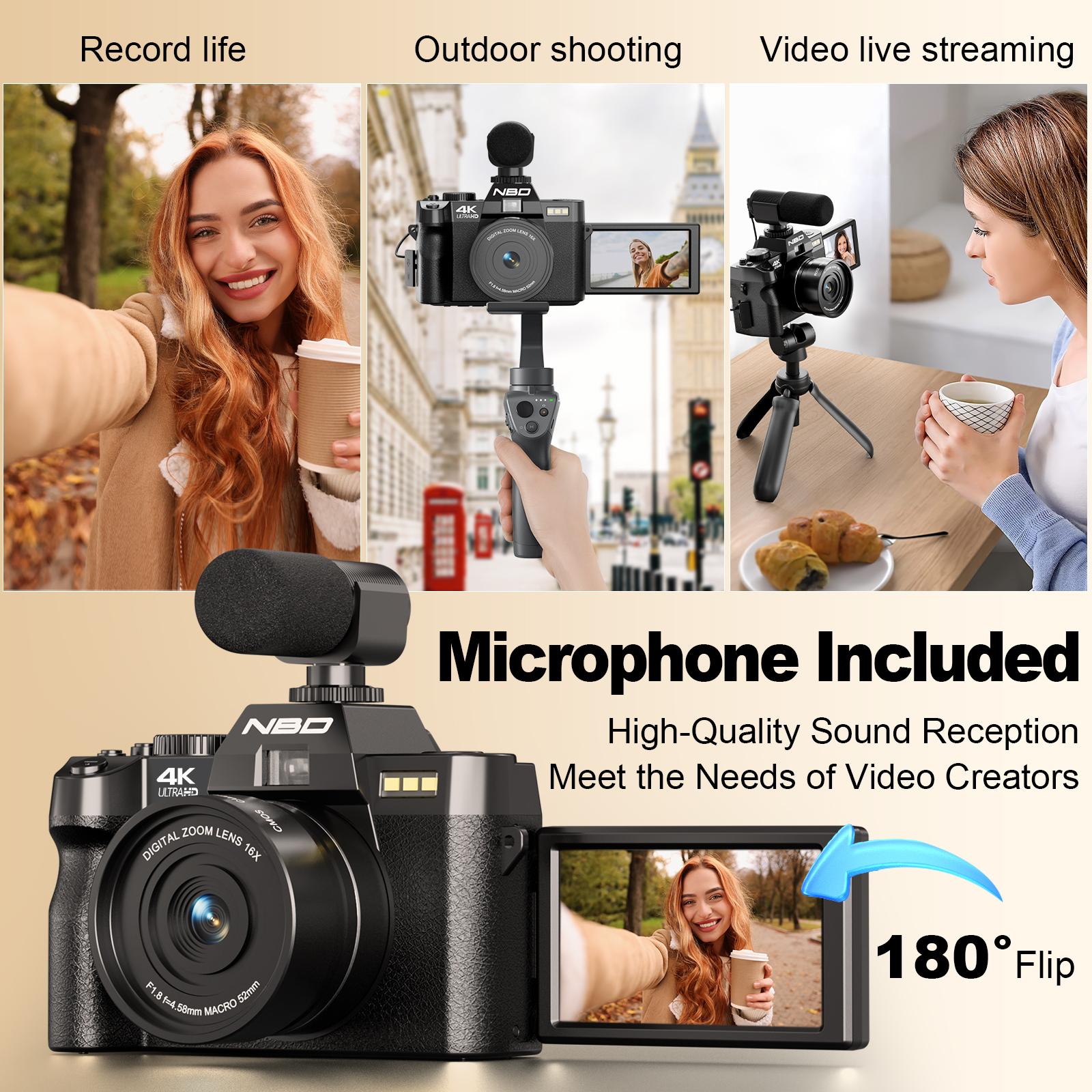 NBD S100F 48MP&4K Digital Came - đánh giá và giá Korean Lifestyle App