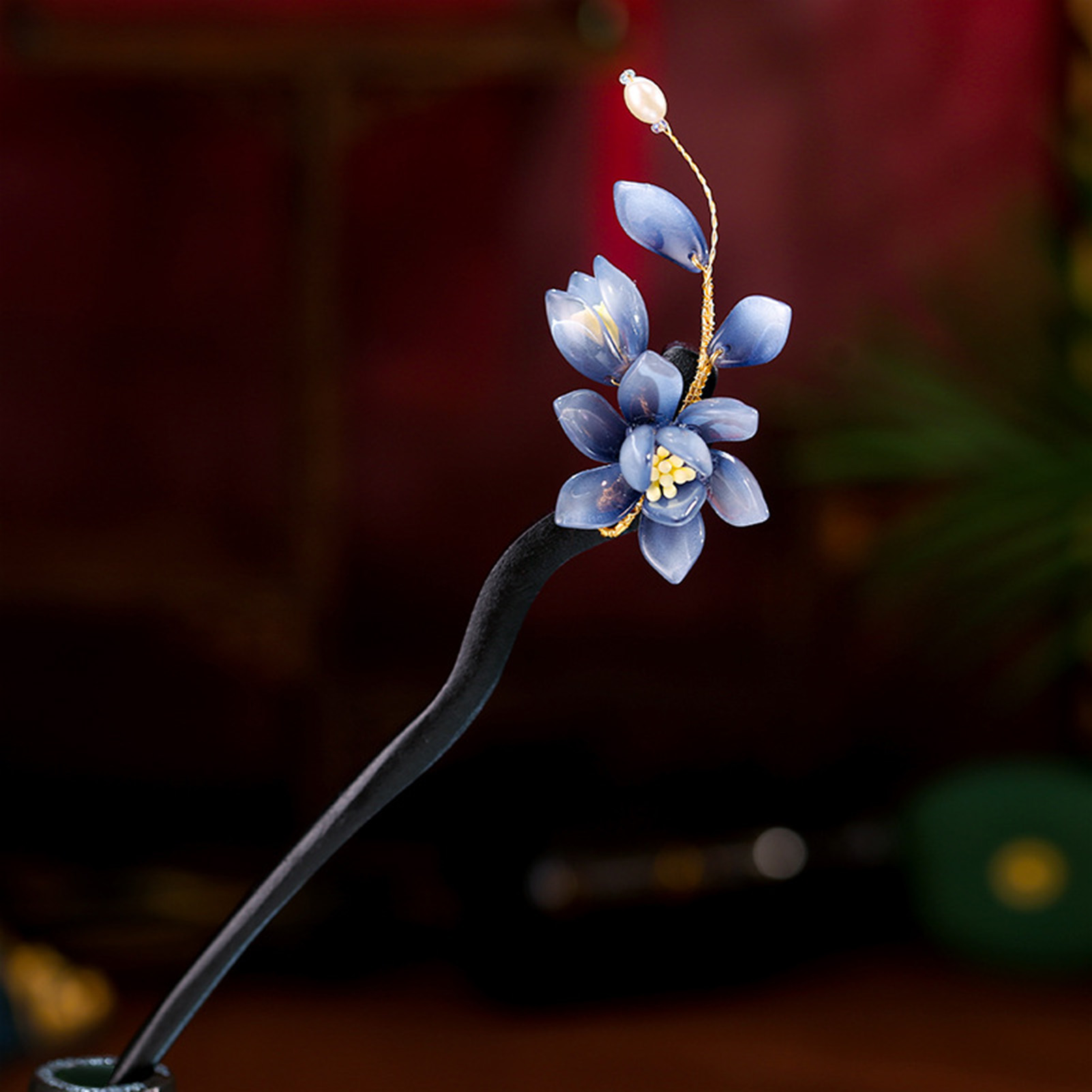 Wedding Hanfu Hairpin wood hai - đánh giá và giá Hanbok Hair Pin