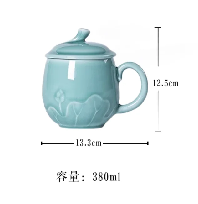 Longquan celadon office tea cu - đánh giá và giá Celadon Ceramic Cup