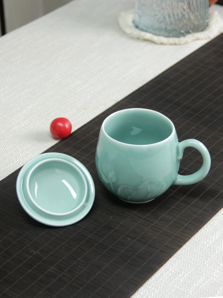 Longquan celadon office tea cu - đánh giá và giá Celadon Ceramic Cup