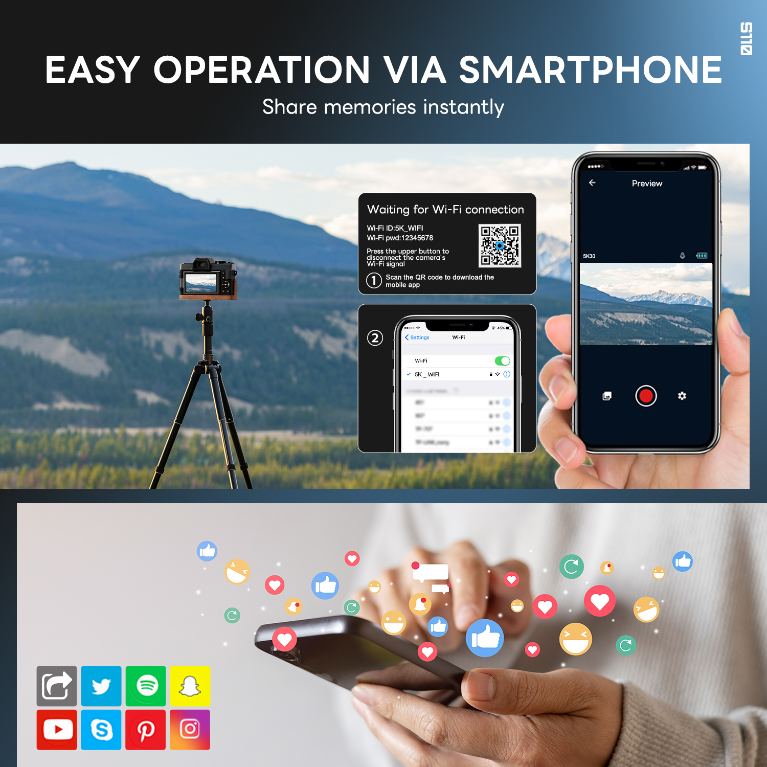 NBD 5K 48MP Digital Cameras fo - đánh giá và giá Korean Lifestyle App