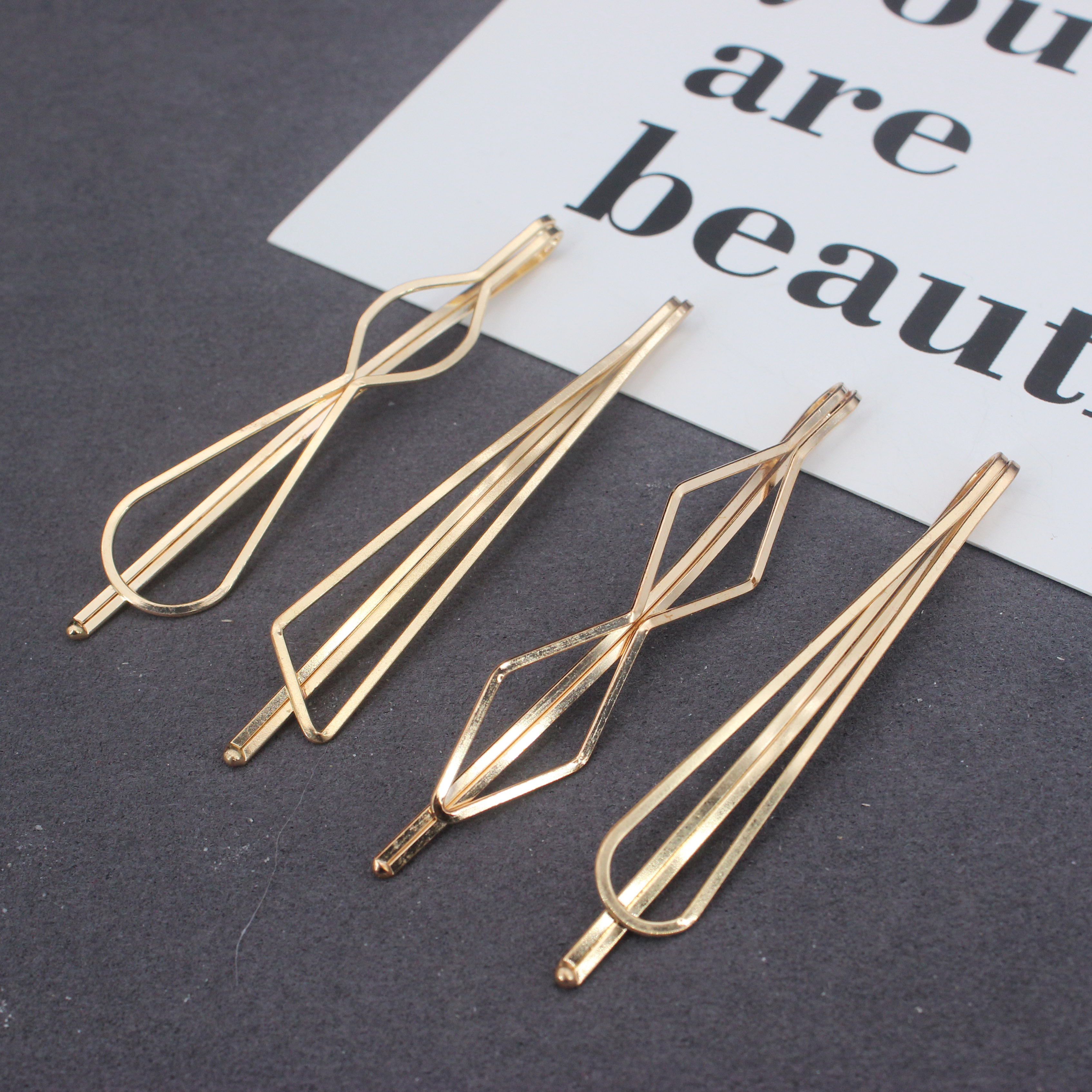 Korea Simple Metal Hair Clips  - đánh giá và giá Hanbok Hair Pin