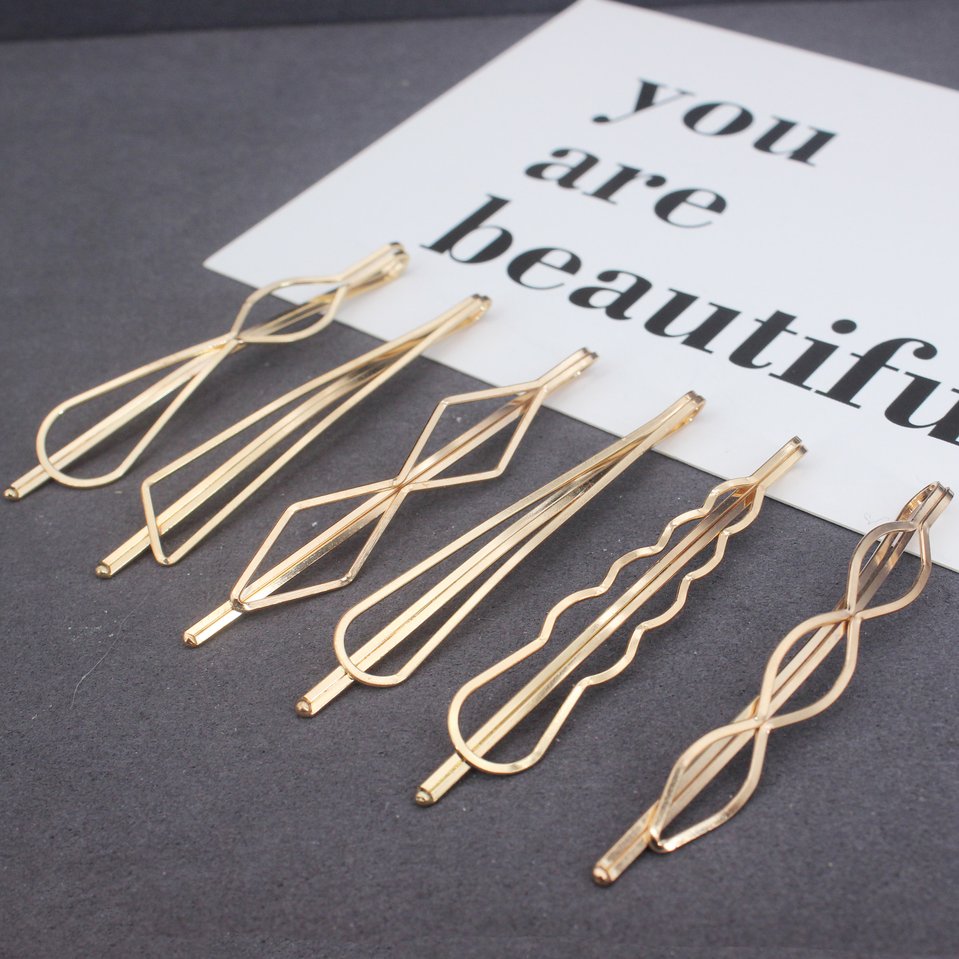 Korea Simple Metal Hair Clips  - đánh giá và giá Hanbok Hair Pin