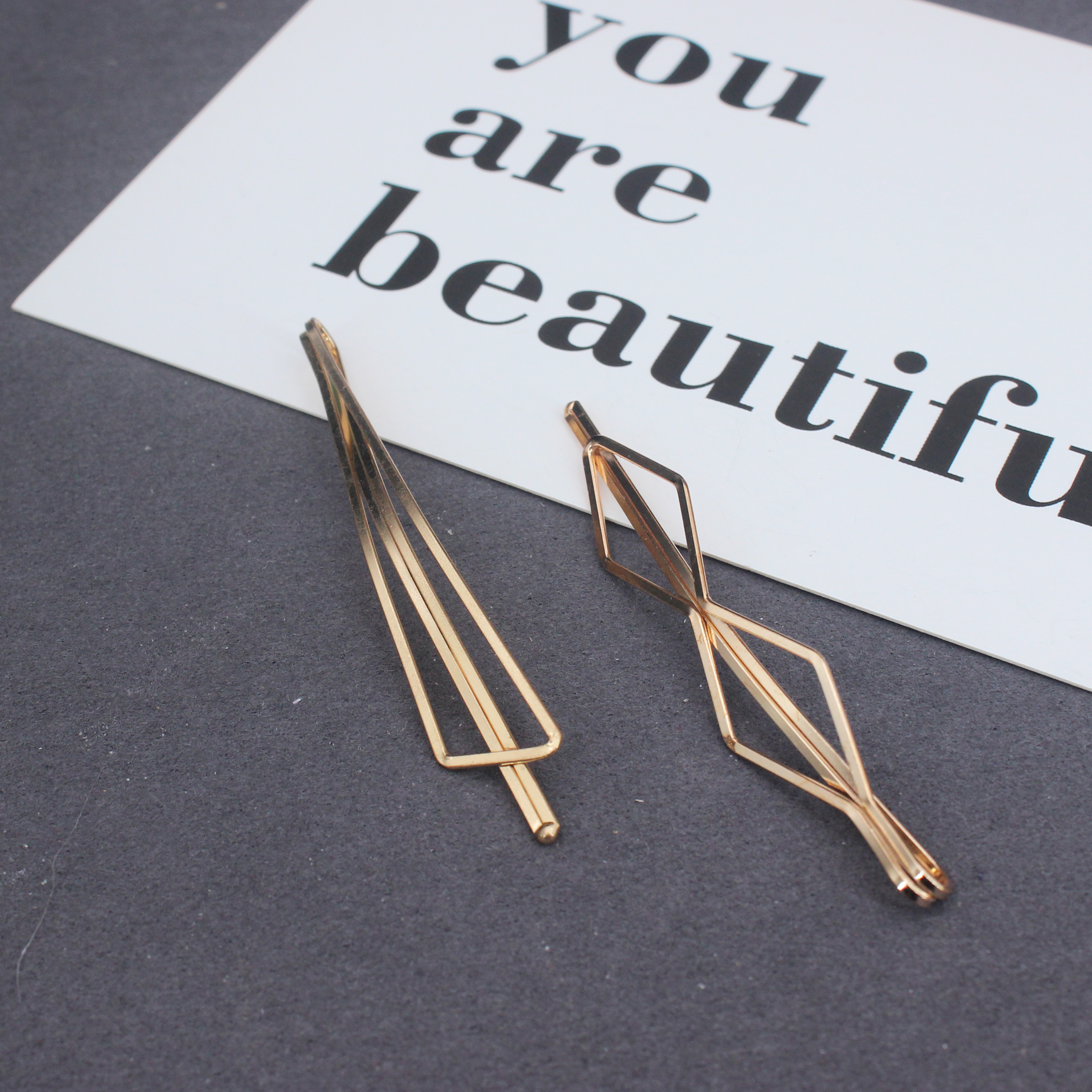 Korea Simple Metal Hair Clips  - đánh giá và giá Hanbok Hair Pin