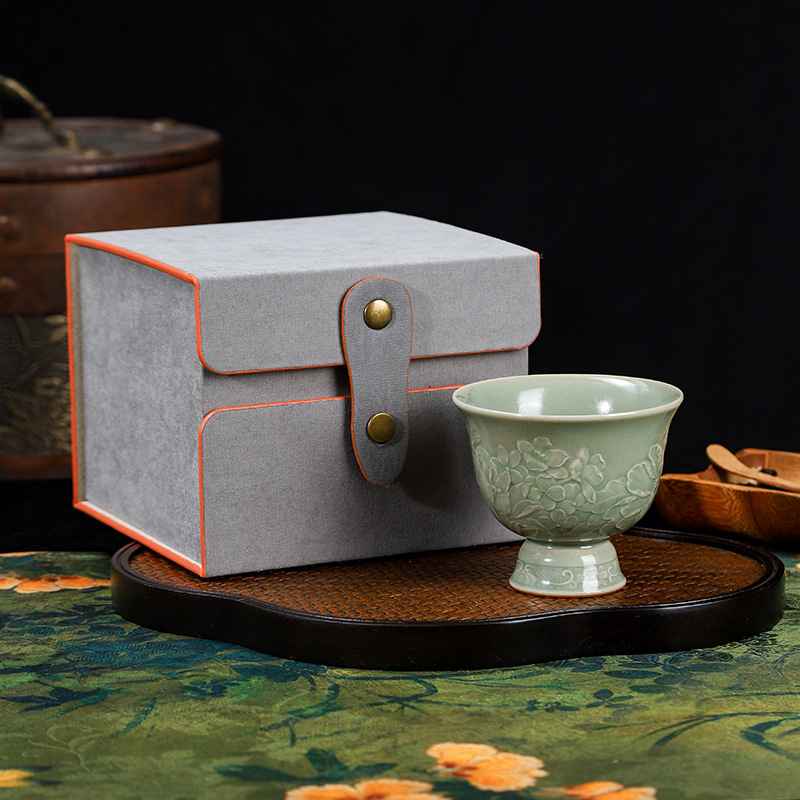 LH celadon teacup tall cup tea - đánh giá và giá Celadon Ceramic Cup