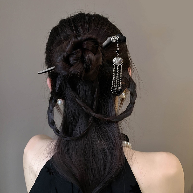 1pc Chinese Ancient Style Ink  - đánh giá và giá Hanbok Hair Pin