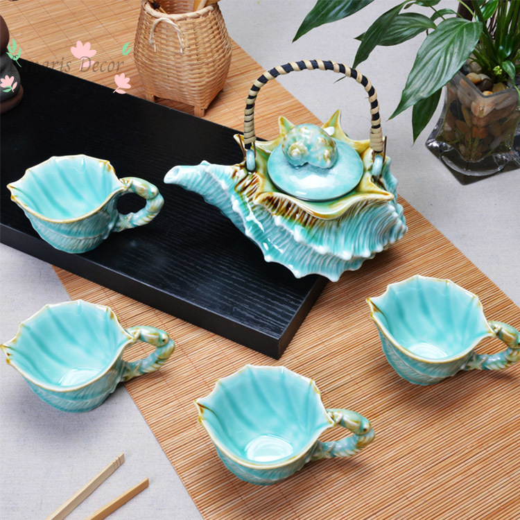 The whole set of ceramic beam  - đánh giá và giá Celadon Ceramic Cup