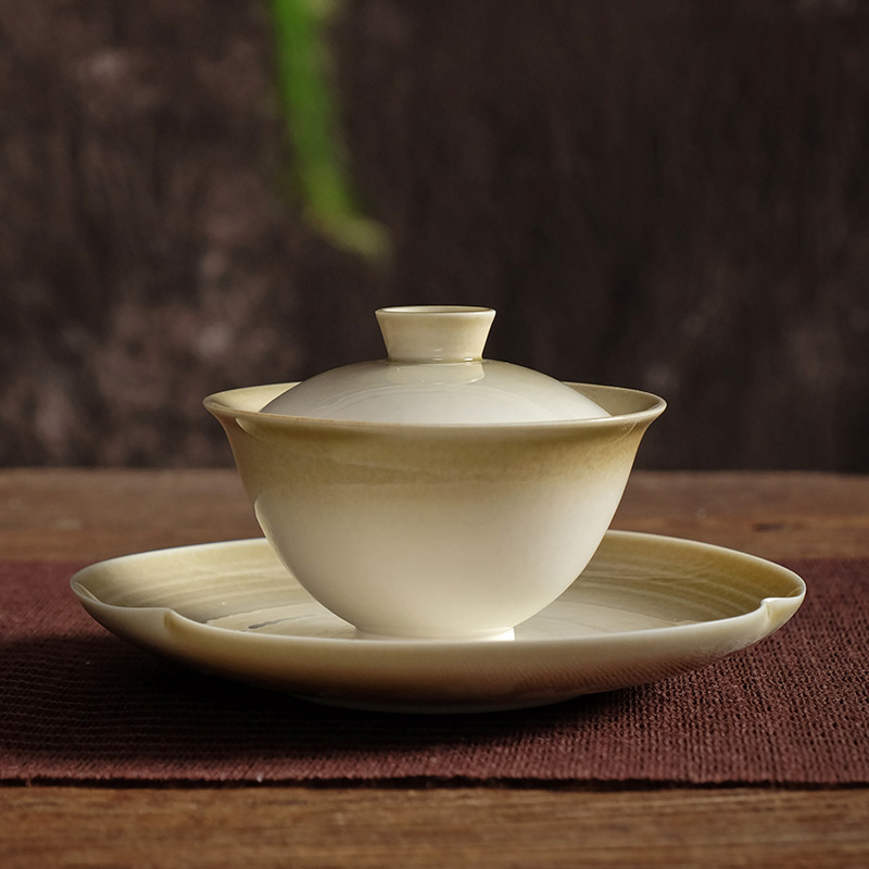 Vegetal Ash Glaze Ceramic Thre - đánh giá và giá Celadon Ceramic Cup