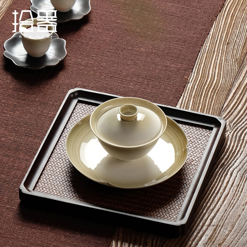 Vegetal Ash Glaze Ceramic Thre - đánh giá và giá Celadon Ceramic Cup