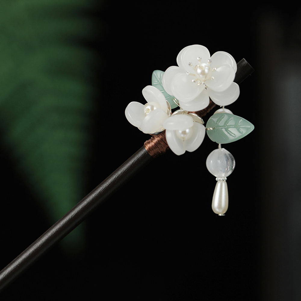 Retro Flower Hairpin With Pear - đánh giá và giá Hanbok Hair Pin