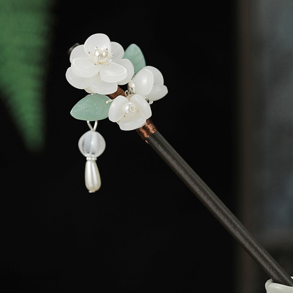 Retro Flower Hairpin With Pear - đánh giá và giá Hanbok Hair Pin