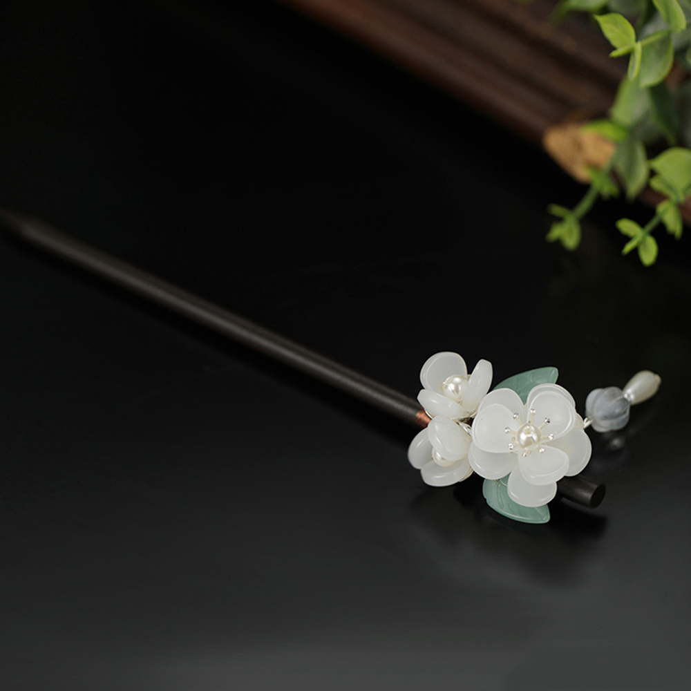 Retro Flower Hairpin With Pear - đánh giá và giá Hanbok Hair Pin